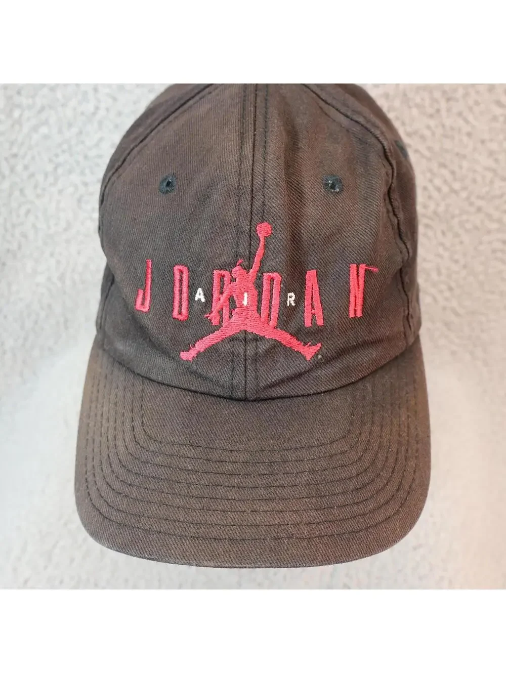 Nike Jumpman Air Jordan Hat Youth OS Snapback Black Vtg 90s